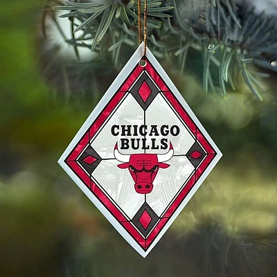 Memory Company Chicago Bulls Art Glass Ornament