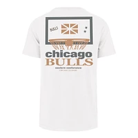 Men's '47  White Chicago Bulls City Edition Backboard T-Shirt