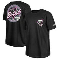 Men's New Era  Black Chicago Bulls Glow-in-the-Dark T-Shirt