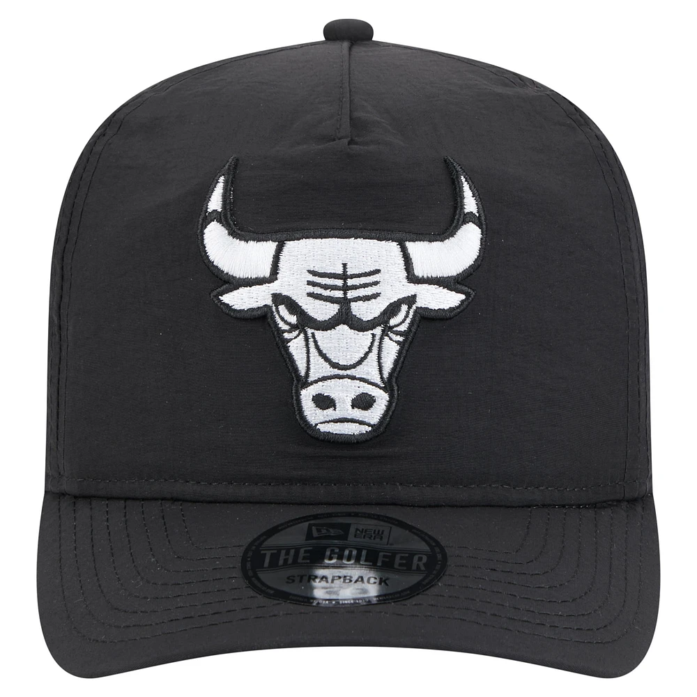 Casquette ajustable Chicago Bulls noire New Era pour homme