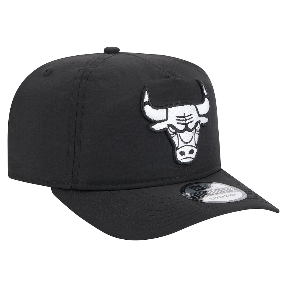 Casquette ajustable Chicago Bulls noire New Era pour homme