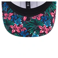 Men's New Era  White Chicago Bulls Floral 9SEVENTY Adjustable Hat