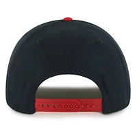 Men's '47 Black/Red Chicago Bulls Dropshadow Rope Hitch Adjustable Hat