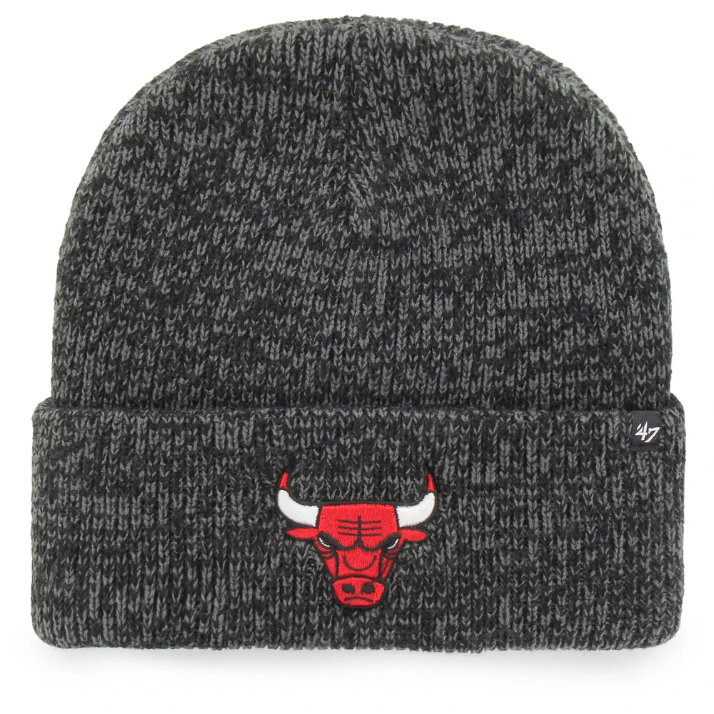 Bonnet en tricot noir à revers Chicago Bulls Brain Freeze '47 pour homme