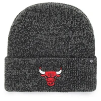 Bonnet en tricot noir à revers Chicago Bulls Brain Freeze '47 pour homme