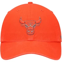 Men's '47 Orange Chicago Bulls Ballpark Clean Up Adjustable Hat