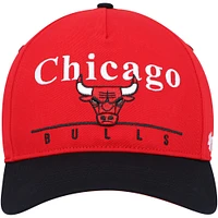 Men's '47 Red/Black Chicago Bulls Super Hitch Adjustable Hat