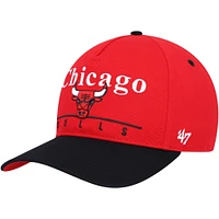 Casquette réglable Super Hitch Chicago Bulls '47 rouge/noir pour homme