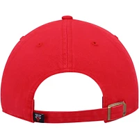 Men's '47 Red Chicago Bulls Team Clean Up Adjustable Hat