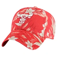 Casquette réglable '47 Red Chicago Bulls Tropicalia Floral Clean Up pour hommes