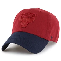 Men's '47 x Tommy Hilfiger Red/Navy Chicago Bulls Courtside Cleanup Adjustable Hat