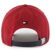 Men's '47 x Tommy Hilfiger Red/Navy Chicago Bulls Courtside Cleanup Adjustable Hat
