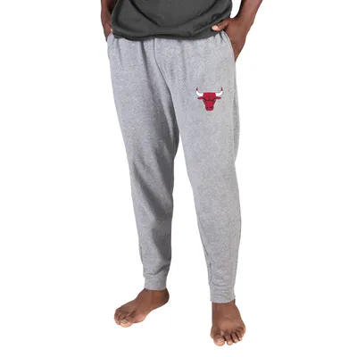 Chicago Bulls Concepts Sport Mainstream Cuffed Terry Pants - Gray