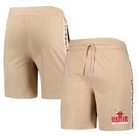 Men's Concepts Sport  Tan Chicago Bulls Team Stripe Shorts