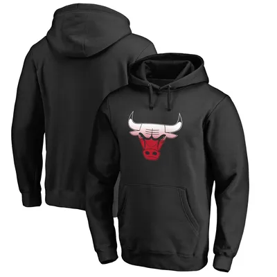 Chicago Bulls Fanatics Branded Gradient Logo Pullover Hoodie - Black