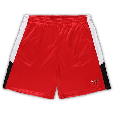 Men's Fanatics Red Chicago Bulls Big & Tall Champion Rush Practice Shorts