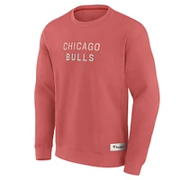 Sweat-shirt à capuche avec inscription Future Ground des Chicago Bulls pour homme Fanatics Red
