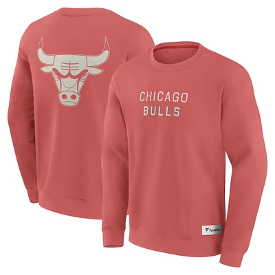Sweat-shirt à capuche avec inscription Future Ground des Chicago Bulls pour homme Fanatics Red