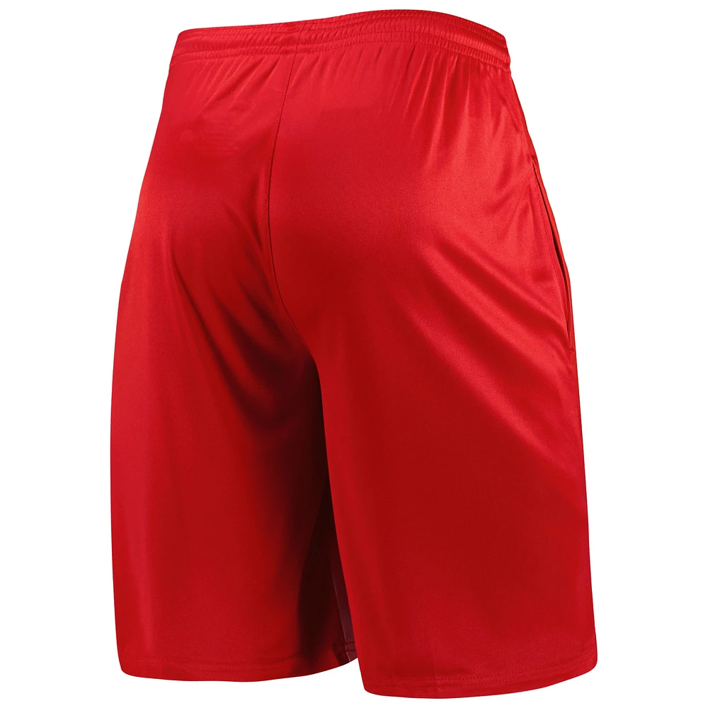 Men's Fanatics Red Chicago Bulls Fadeaway Shorts