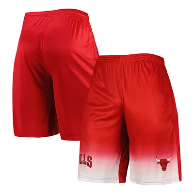 Short Fadeaway Fanatics rouge Chicago Bulls pour hommes