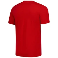 Men's Fanatics  Red Chicago Bulls Location Just Net T-Shirt