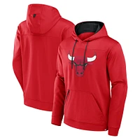 Sweat à capuche Fanatics Red Chicago Bulls Reserve Defender pour homme