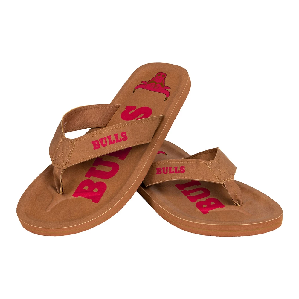 Men's FOCO Chicago Bulls Color Pop Flip-Flop Sandals