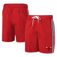 Short de bain G-III Sports by Carl Banks pour hommes Red Chicago Bulls Sand Beach Volley