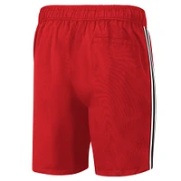 Men's G-III Sports by Carl Banks Red Chicago Bulls Sand Beach Volley Swim Shorts