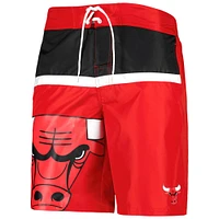 Men's G-III Sports by Carl Banks Red Chicago Bulls Sea Wind Swim Trunks