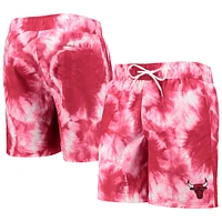 Short de bain pour homme G-III Sports by Carl Banks Red Chicago Bulls Splash Volley