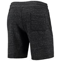 Men's Homage Charcoal Chicago Bulls Primary Logo Tri-Blend Sweat Shorts