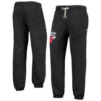 Men's Homage Charcoal Chicago Bulls Tri-Blend Sweatpants