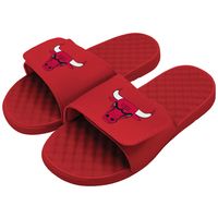 Men's ISlide Red Chicago Bulls Primary Logo - Slide Sandals