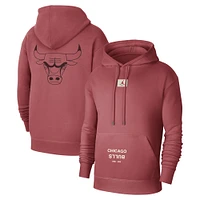 Sweat à capuche Jordan Brand Chicago Bulls Courtside Statement Edition pour homme Rouge