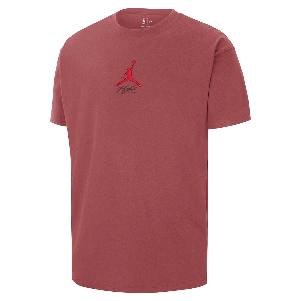 Men's Jordan Brand Red Chicago Bulls Statement Edition Jumpman Flight Heavyweight T-Shirt