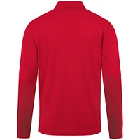 Haut à fermeture éclair quart de tour Heron des Chicago Bulls pour homme Levelwear Red
