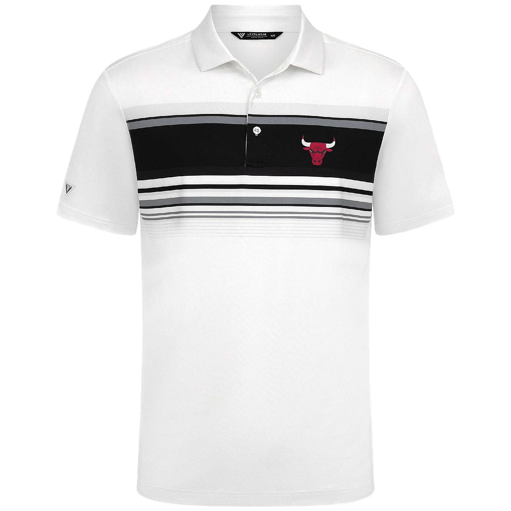 Men's Levelwear White Chicago Bulls Onward Polo