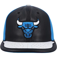 Casquette Snapback Day One des Chicago Bulls Mitchell & Ness noir/blanc pour hommes