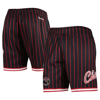 Chicago Bulls Mitchell & Ness City Collection Heritage Mesh Shorts - Black