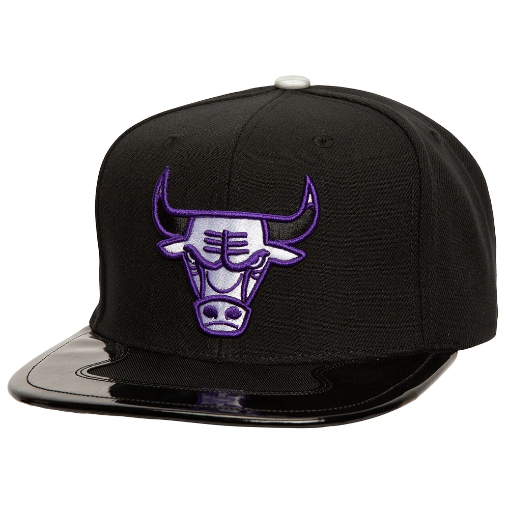 Casquette snapback Chicago Bulls Day 11 noire Mitchell & Ness pour homme