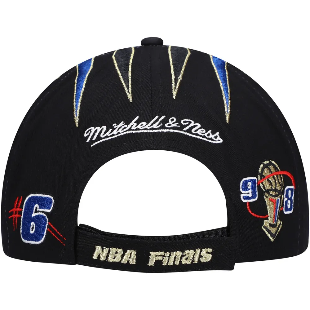 Casquette Mitchell & Ness pour homme Chicago Bulls Hardwood Classics 1998 NBA Champions Snapback noire