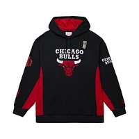 Men's Mitchell & Ness Black Chicago Bulls Hardwood Classics Team Origins Fleece Pullover Hoodie