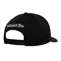 Casquette Snapback extensible Chicago Bulls MVP Team Script 2.0 Mitchell & Ness pour homme, noir