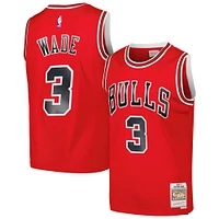 Men's Mitchell & Ness Dwyane Wade Red Chicago Bulls 2016/17 Hardwood Classics Swingman Jersey