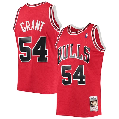 Men's Mitchell & Ness Horace Grant Red Chicago Bulls 1990/91 Throwback Dark Swingman Jersey