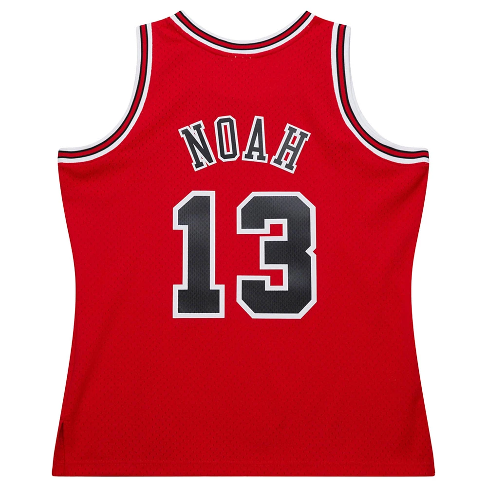 Maillot Swingman Mitchell & Ness Joakim Noah Red Chicago Bulls 2013/14 Hardwood Classics pour homme