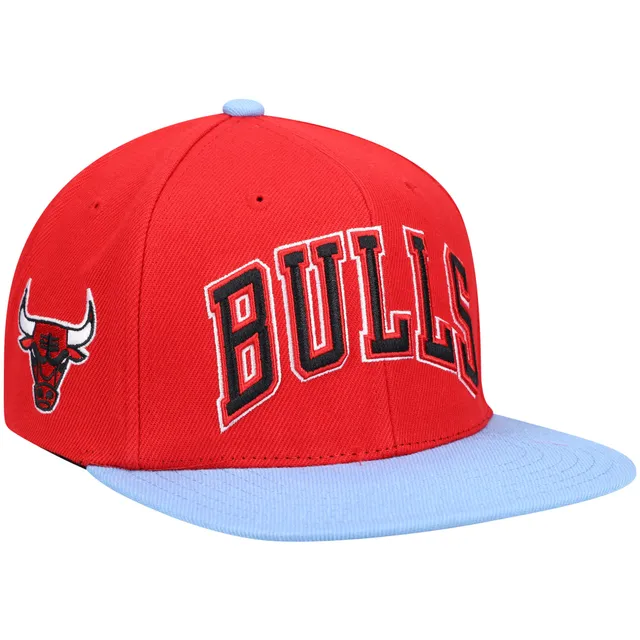 Chicago Bulls Mitchell & Ness Hardwood Classics Core Snapback Hat - Light  Blue