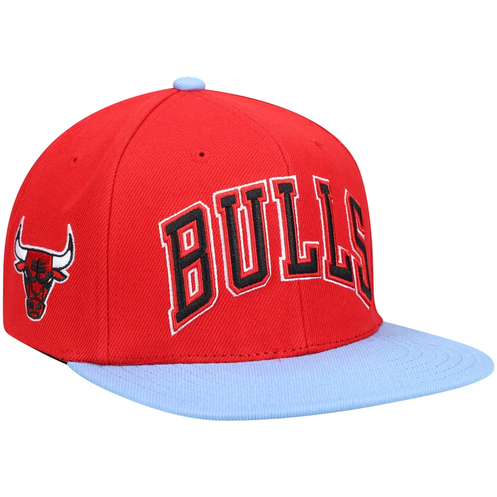 Lids Chicago Bulls Mitchell & Ness Hardwood Classics Snapback Hat - White/ Red