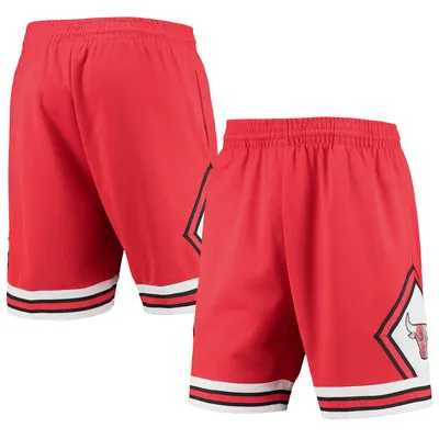 Chicago Bulls Mitchell & Ness 1997 Hardwood Classics 75th Anniversary Swingman Shorts - Red